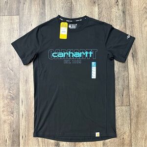 Carhartt Relaxed Fit Midweight Logo Graphic T-shirt Mens Size S Black